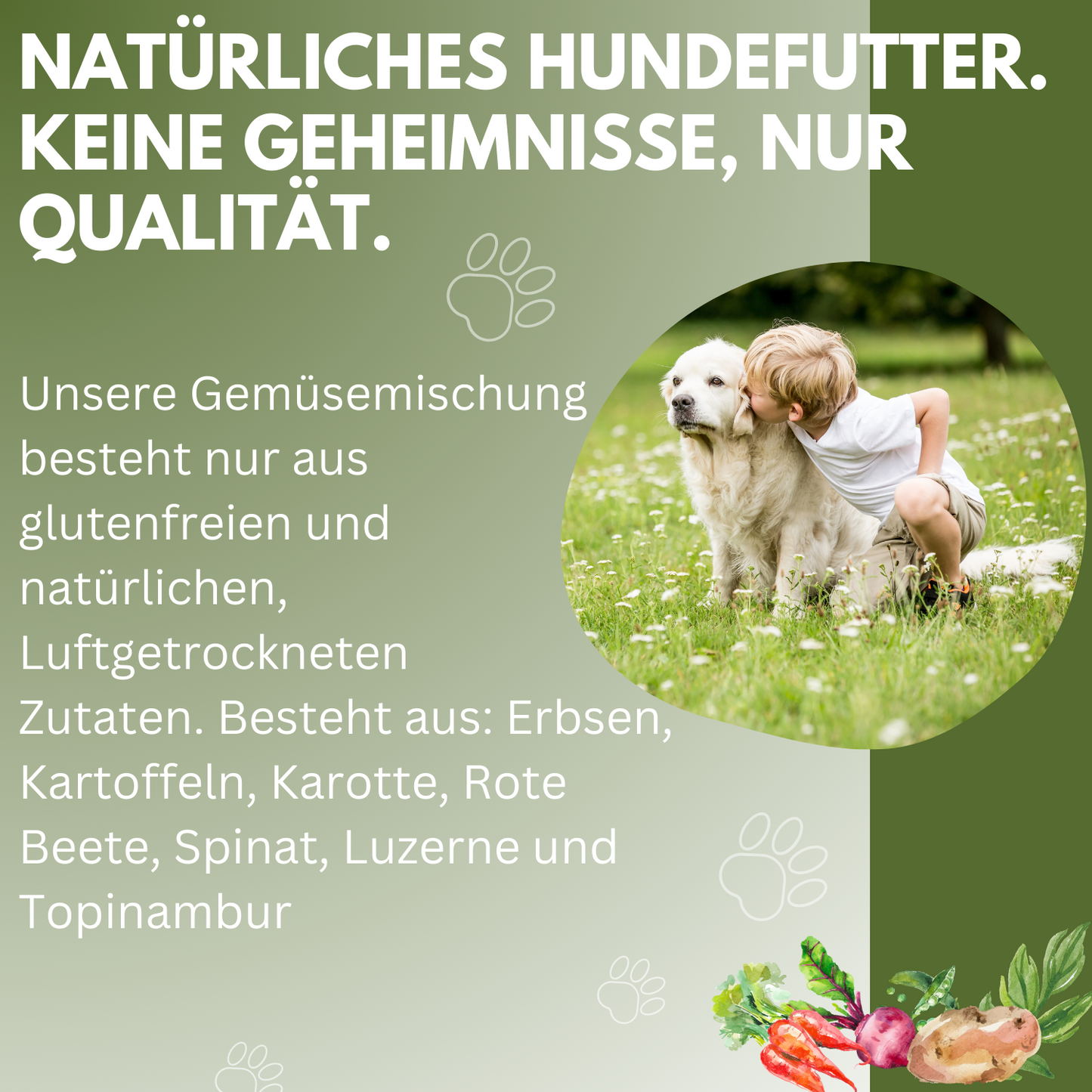 Hundefutter Topping I WEDEdog Topping "Wilder Garten" I Topping Hundefutter in Premium-Qualität I 150g