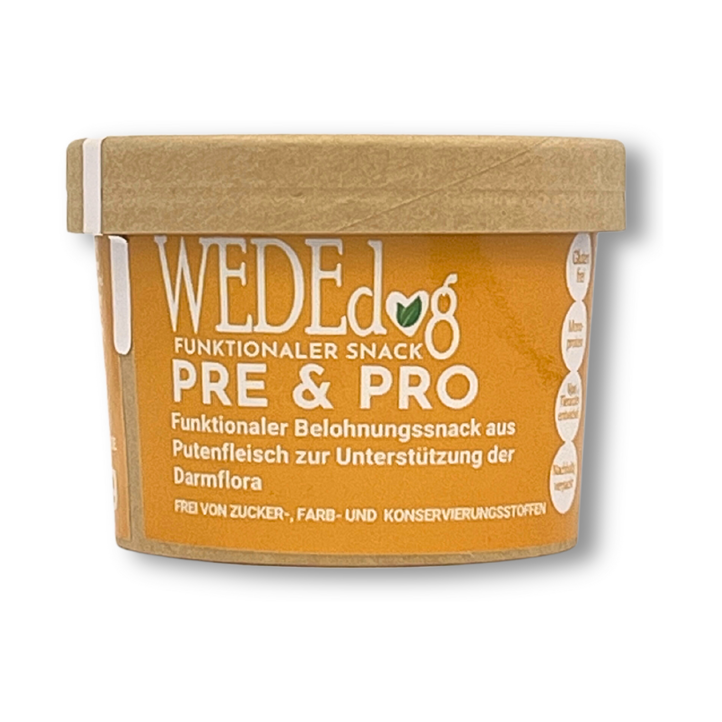 Hundekausnack WEDEdog PRE & PRO 80g I Darmprobleme Hund I Darmflora Hund aufbauen I Verdauung Hund