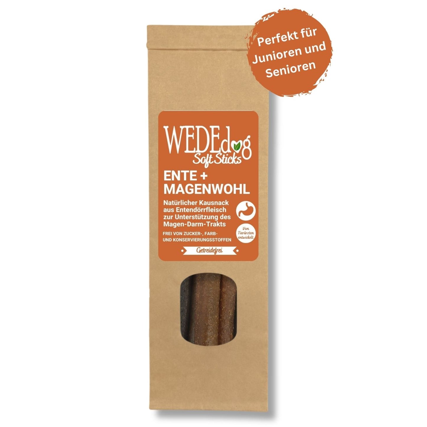 WEDEdog SOFT Sticks Ente Magenwohl Kausticks I Verdauung Hund I Magen Hund