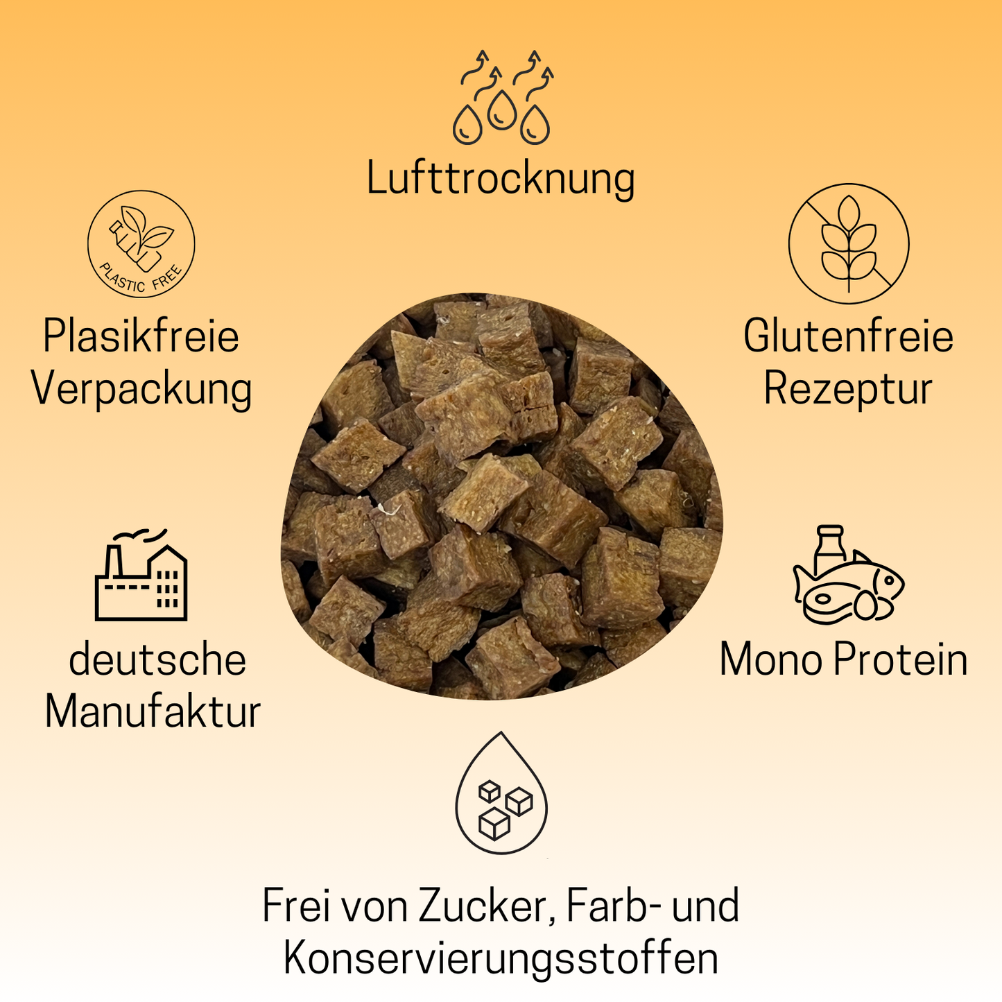 Hundekausnack WEDEdog SENIOR CARE 80g I Gelenkprobleme Hund I Senior Futter Hund I Verdauungs-Snacks für Hunde