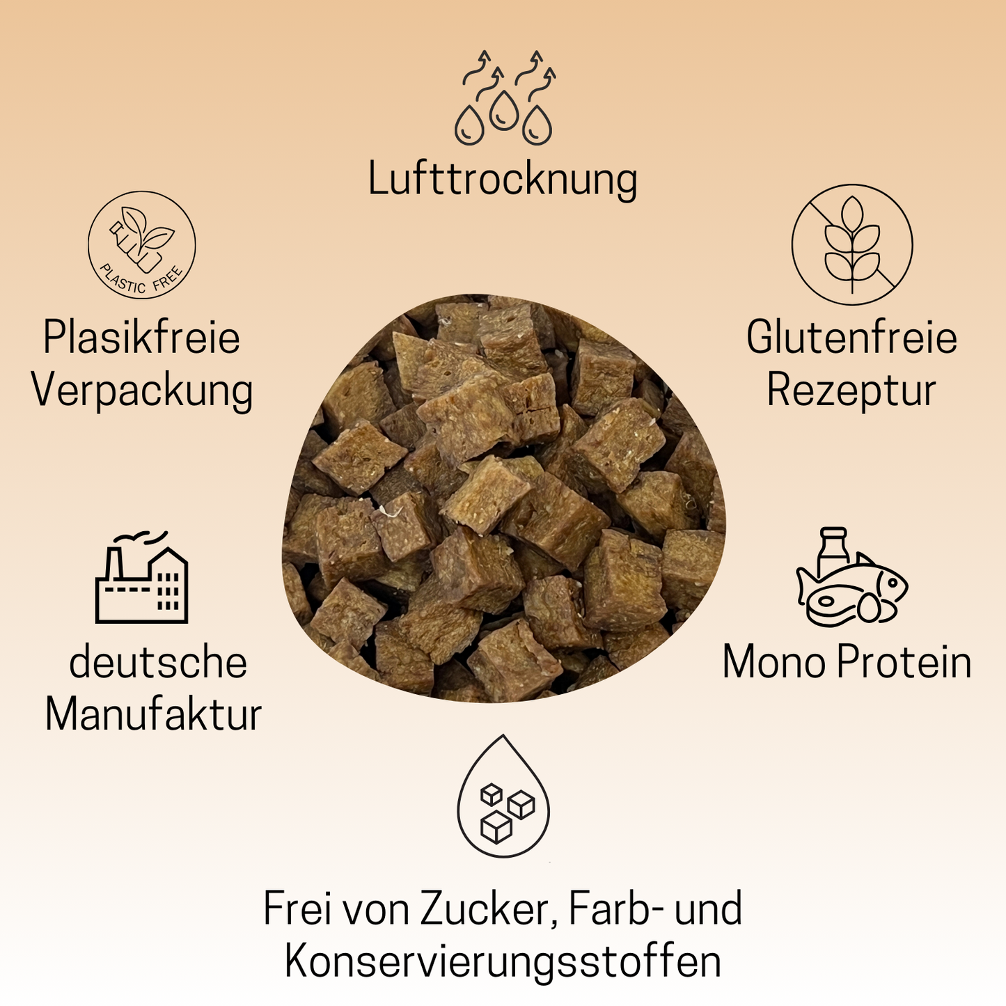 Hundekausnack WEDEdog PRE & PRO 80g I Darmprobleme Hund I Darmflora Hund aufbauen I Verdauung Hund