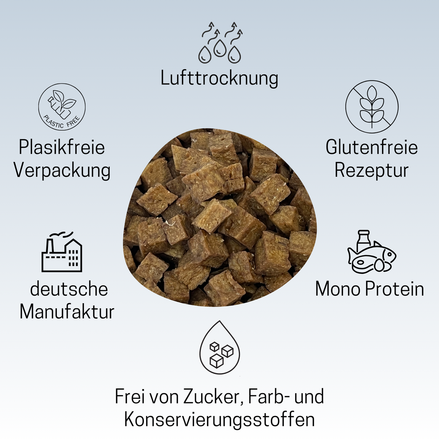 Immunsystem stärken Hund I WEDEdog SCHIETWETTERWÜRFEL I Hund Immunsystem stärken I 80g