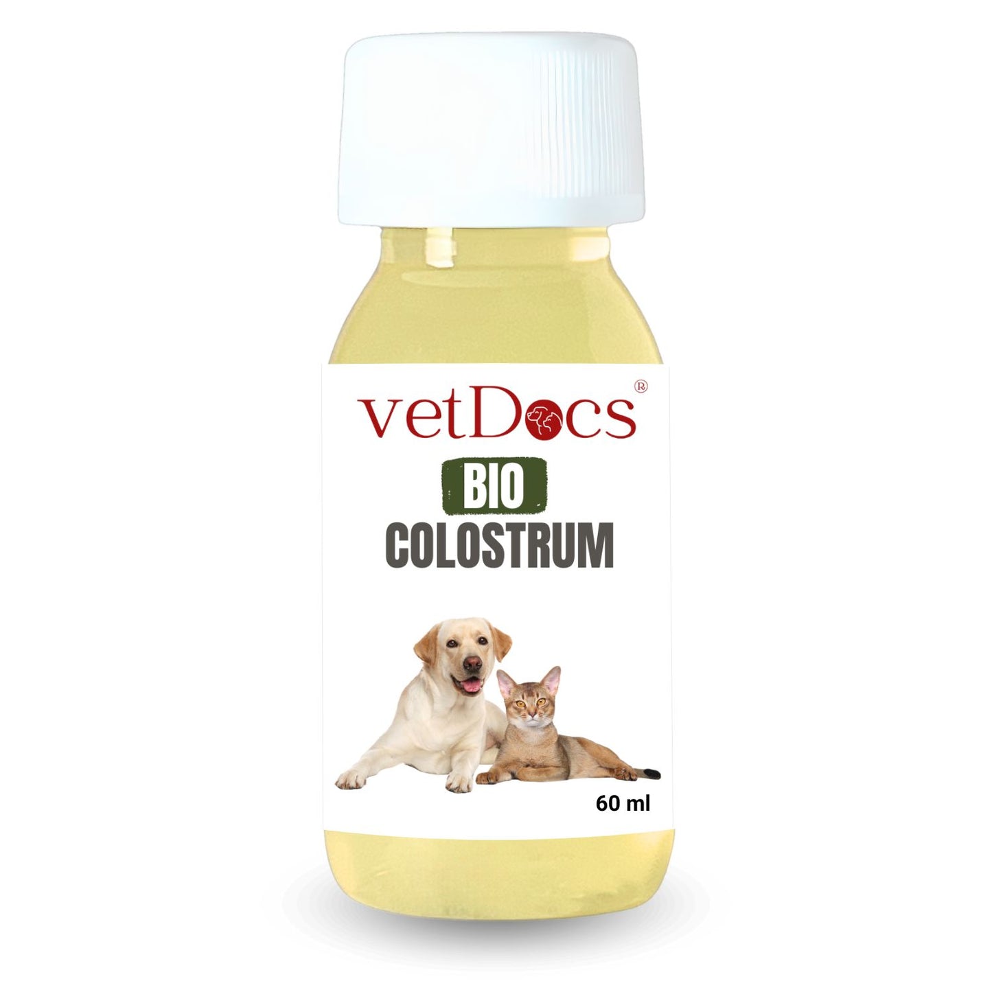 vetDocs Colostrum I Colostrum flüssig I Bio colostrum I Das Premium-Nahrungsergänzungsmittel für Hunde und Katzen