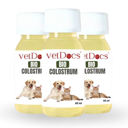 vetDocs Colostrum 3er Set  - Das Premium-Nahrungsergänzungsmittel für Hunde und Katzen